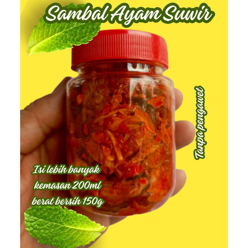 

Sambal ayam suwir/sambal ayam/sambal ayam geprek -150g