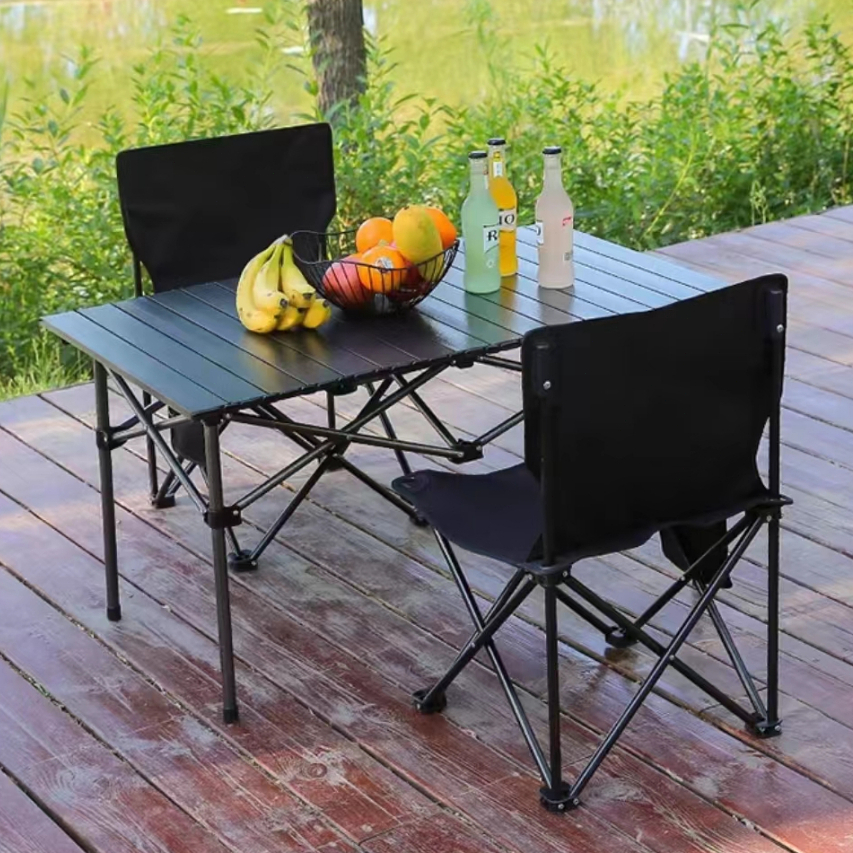 Furnibest Meja Lipat Portable Meja Lipat Piknik Meja Lipat Camping Meja Lipat Outdoor Meja Paduan Lo