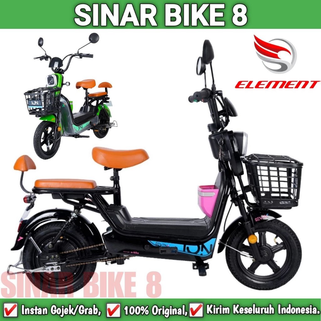 Sepeda Listrik Electric Bike ELEMENT ION FIVE //ION TEN BY// ION SEVEN X E-Bike 500 WATT