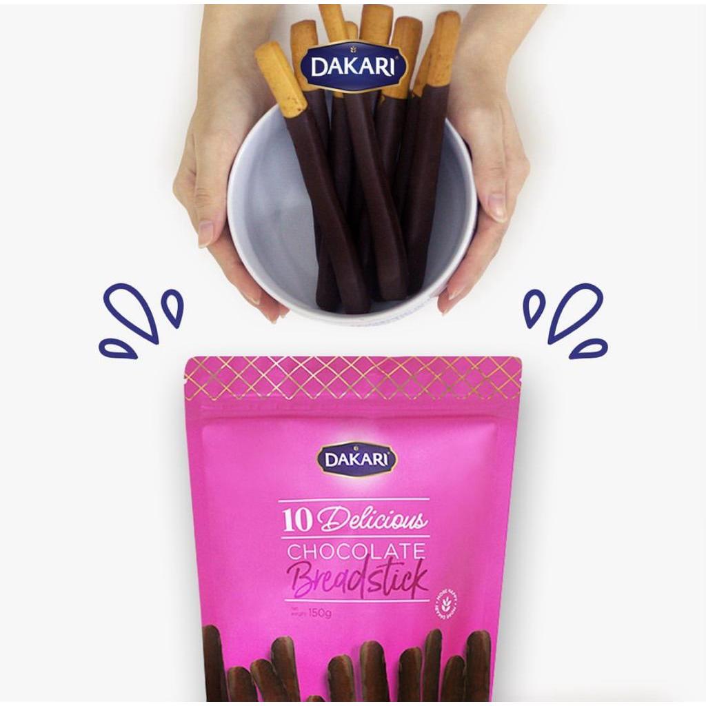 

Bread stick Chocolate Pouch | Dakari | Snack Chocolate - Cemilan Instan