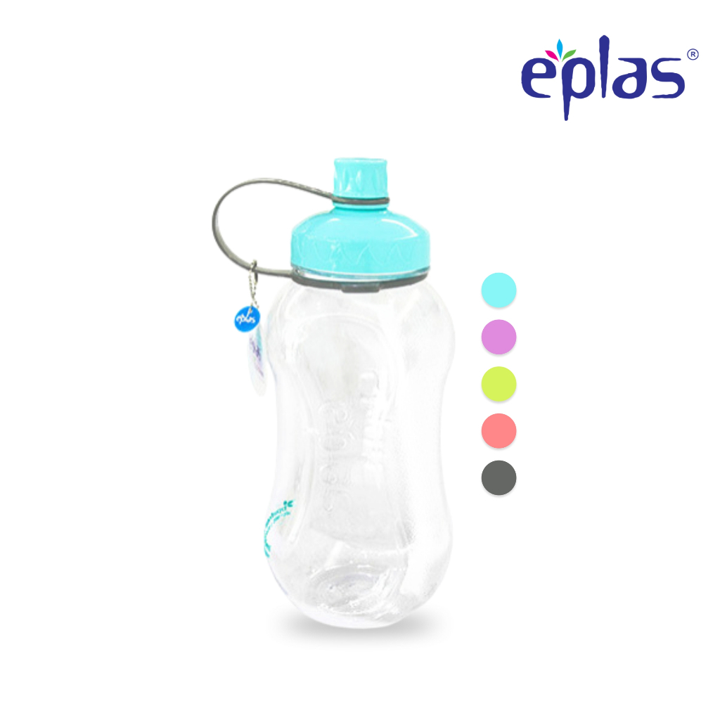 EPLAS Big Volume Colourful Drinking Water Bottle (2200ml) Tumbler with Handle, FREE STRAW EGK-2200