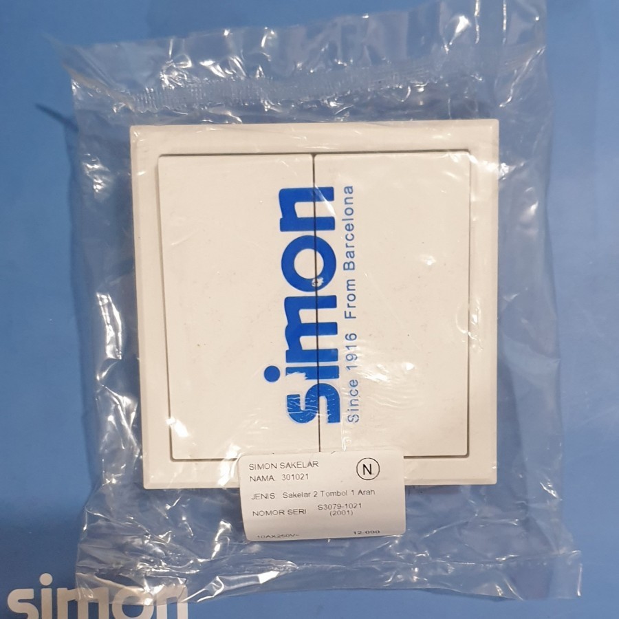 saklar Simon 2 tombol