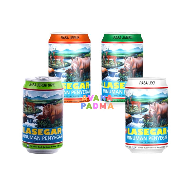 

Lasegar Minuman Penyegar Kaleng (4 Varian Rasa) (320ml)