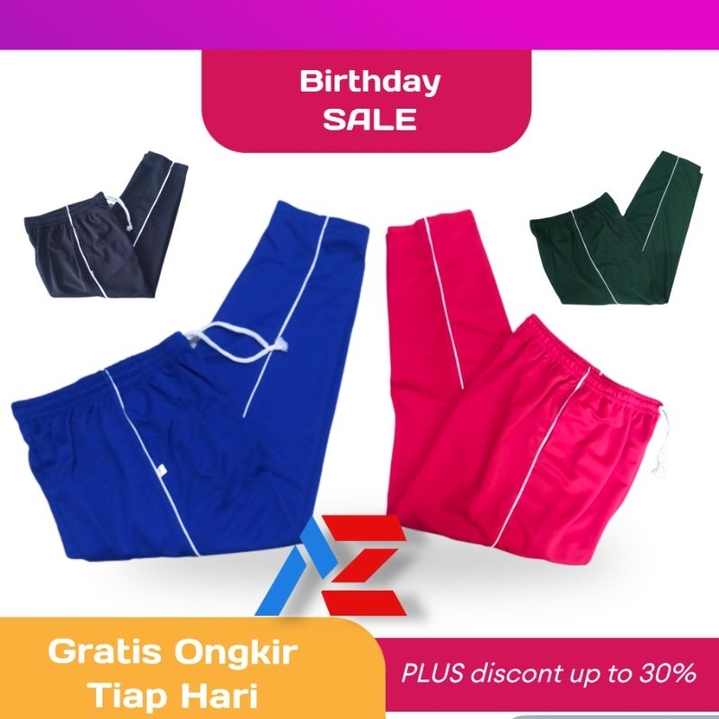Celana Trening Panjang Olahraga Anak Sd Smp Sma Remaja - Kolor Trening Olahraga Panjang Anak Garis 1