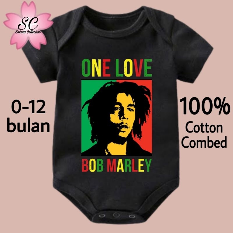 BAJU BAYI JUMPER BABY BOB MARLEY ONE LOVE | JUMPER BAYI BOBMARLEY Musik Reggae JAMAIKA KIDS | KAOS B