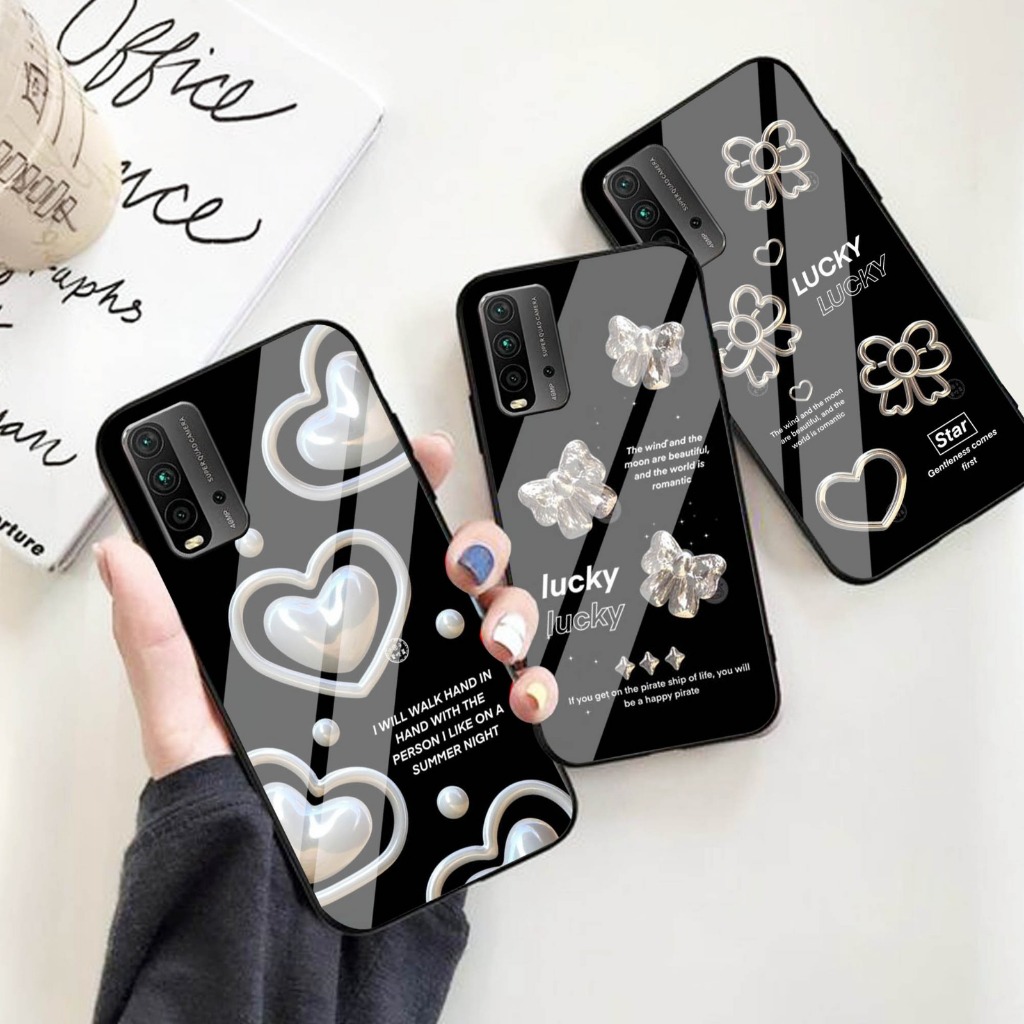 Case Kaca  Xiaomi Redmi 9T - Kesing Hp  Xiaomi Redmi 9T - Case Kaca Kilau  Xiaomi Redmi 9T - Case Xi