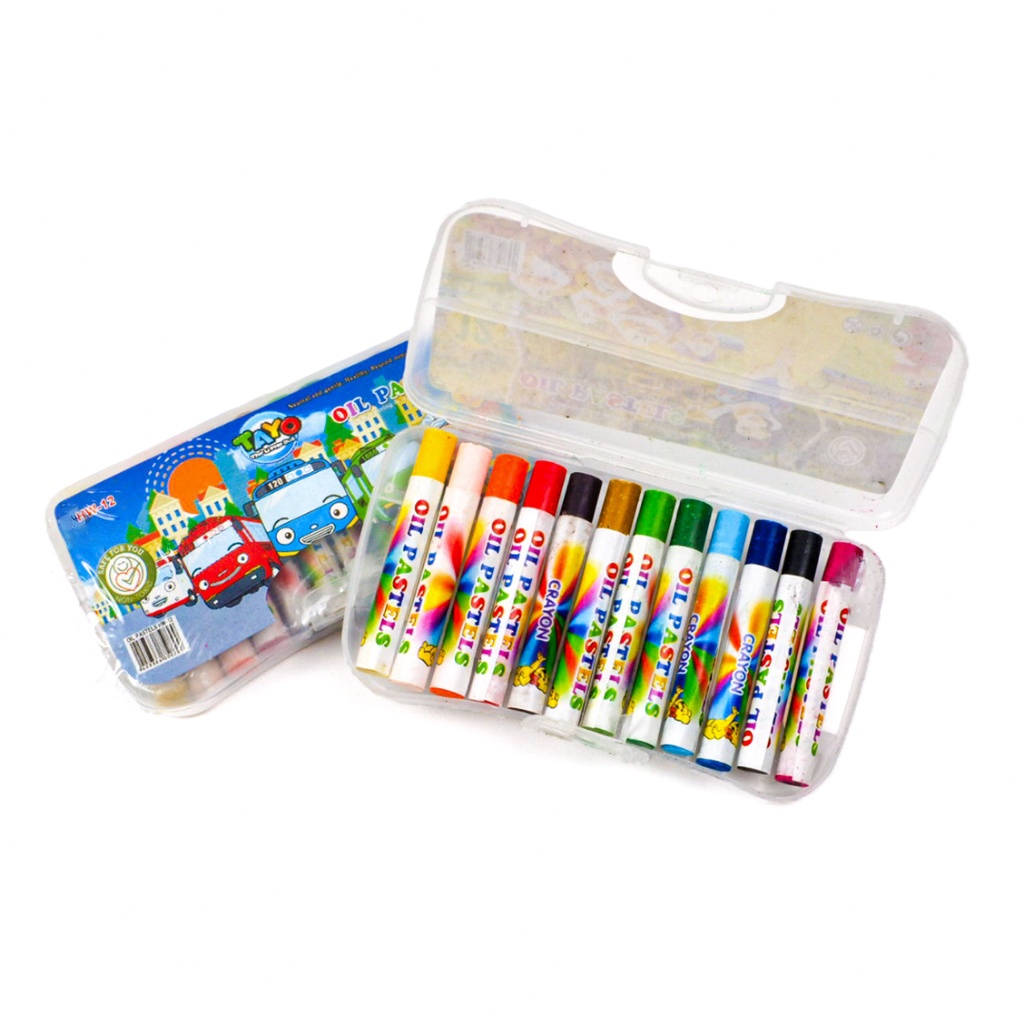 

Crayon Set Mini 12 Warna / Oil Pastel / Krayon Kecil Anak Murah