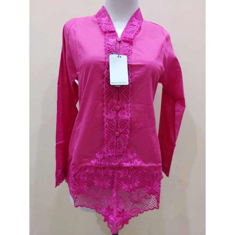 ATASAN KEBAYA ENCIM POLOS BORDIR