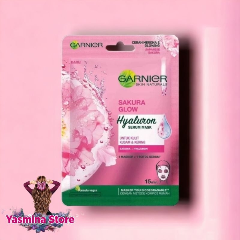 Masker Garnier Sakura Glow