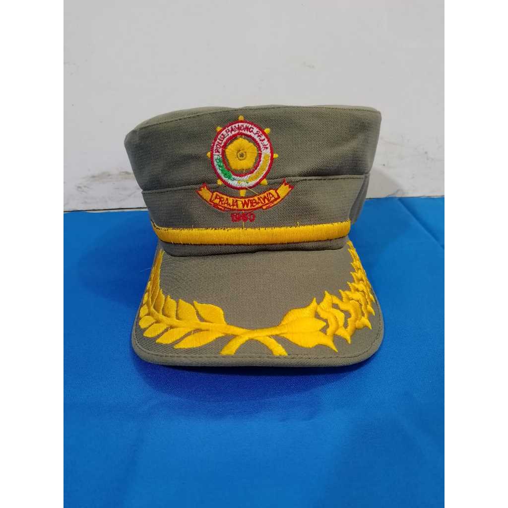 Topi komando pol pp padi kapas list - topi komando pol pp