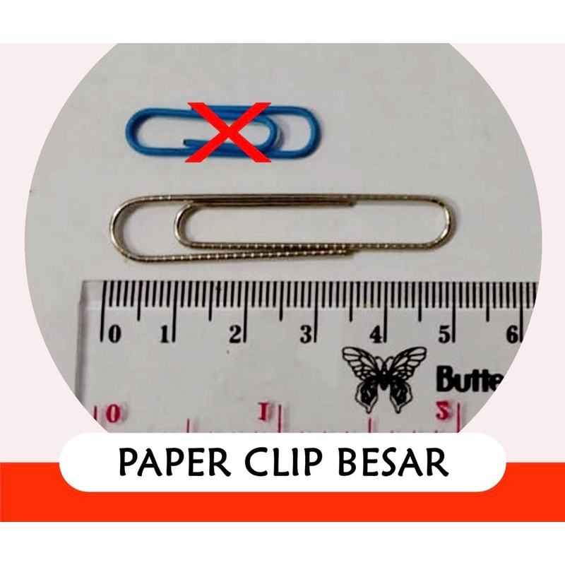 

Paperklip Besar Paper klip Kertas 5CM 50MM Penjepit Kertas 40pcs tanpa box