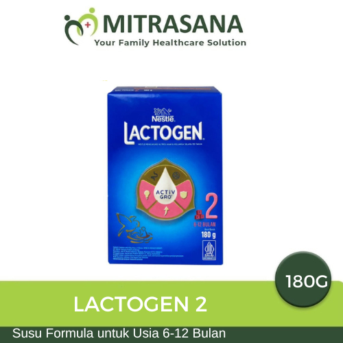Promo Lactogen 2 Susu Formula untuk Usia 6-12 Bulan 180gram