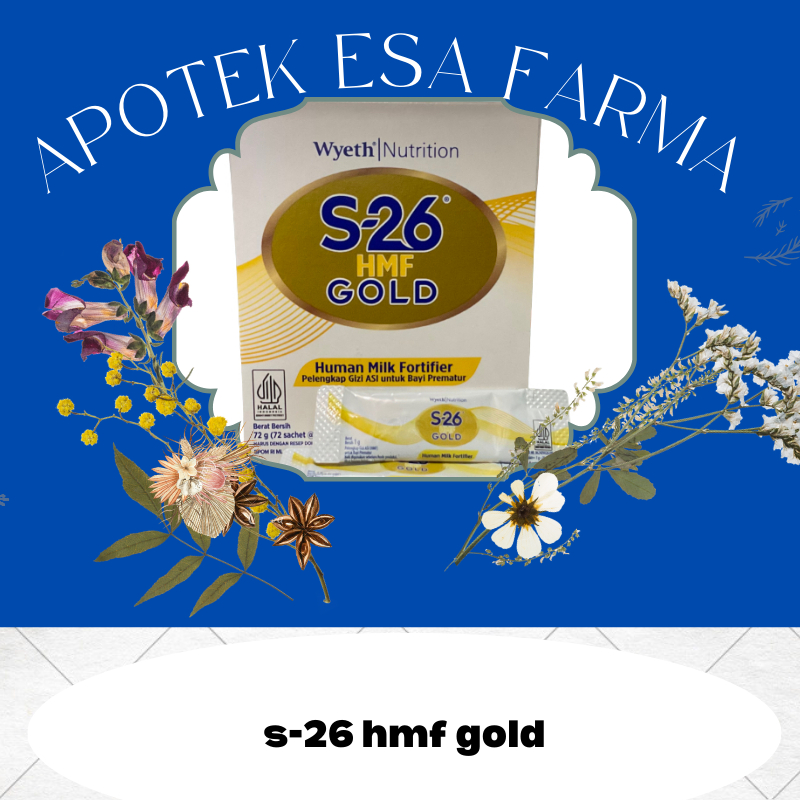 (READY) WYETH S-26 HMF GOLD SACHET PENAMBAH BB BAYI PREMATUR