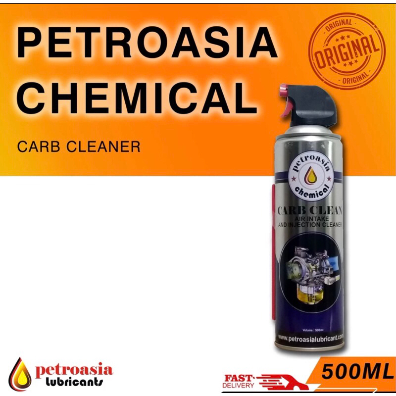 Carb Clean / Karbulator Cleaner/ KarbuCleaner dan Injection Cleaner PETROASIA 500 ml ORIGINAL Resmi