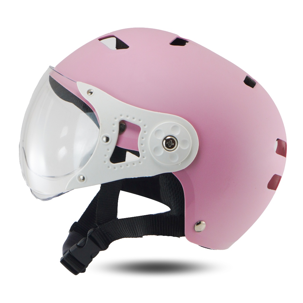 Helm sepeda listrik Dewasa Wanita Pria Solid