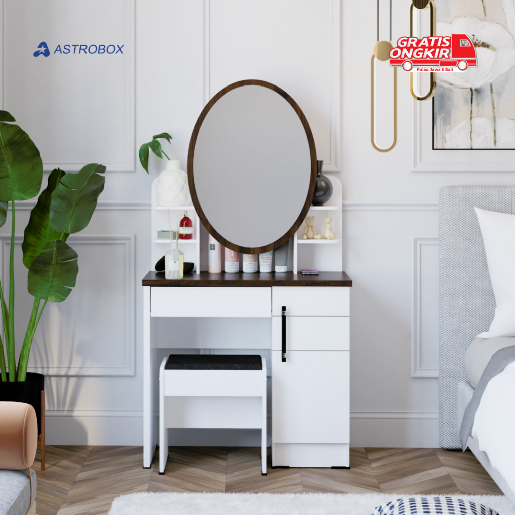 Astrobox Meja Rias / Dressing Table Minimalis / Meja Rias / Meja Skincare | MARS DT 02