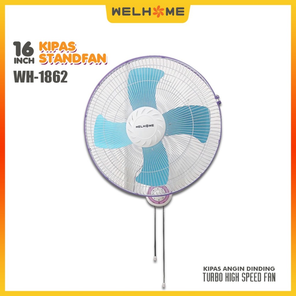 Welhome Kipas Angin Dinding Wh-1862