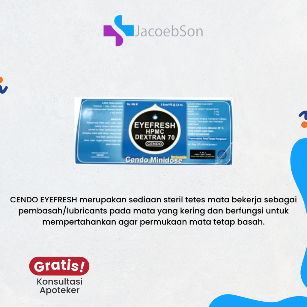 Cendo Cenfresh Minidose 0.6 ml