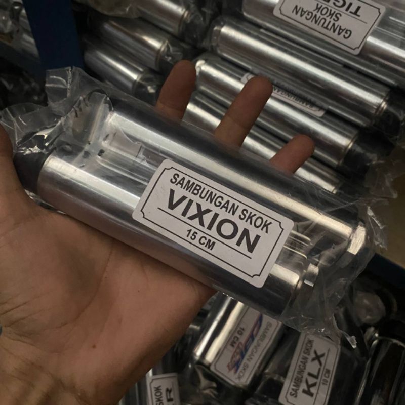 Peninggi shock depan vixion sambungan skok depan vixion panjang 10cm 15cm 20cm