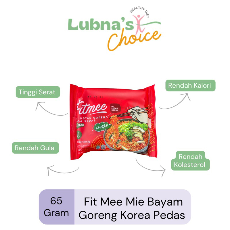 Fitmee - Mie Bayam Goreng Rasa Pedas Korea
