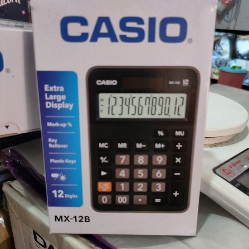 

KALKULTOR CASIO MX 12B ASLI