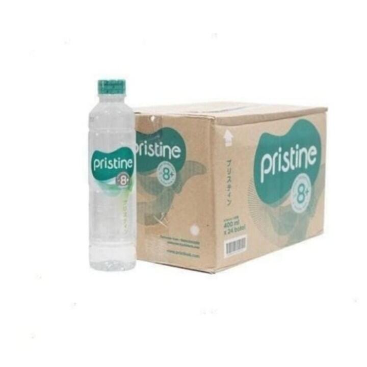 

Pristine PH 8+ Air Mineral 600ml 1 Dus Isi 24 Botol