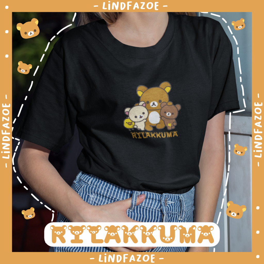 Kaos Rilakkuma Rilakuma