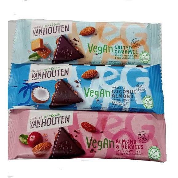 

COKLAT VAN HOUTEN VEGAN CHOCOLATE BAR 45 GRAM / COKELAT BAR VEGETARIAN