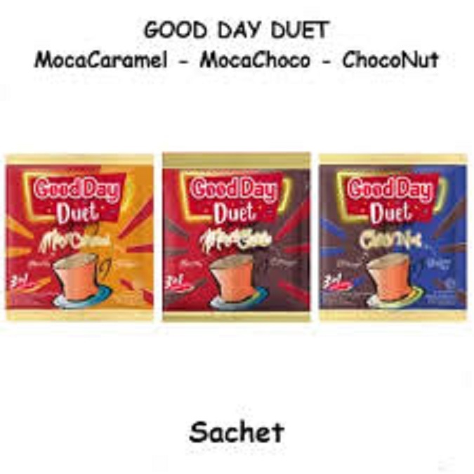 

Kopi Instan 3 in 1 GOOD DAY DUET 1Renceng isi 10 Sachet