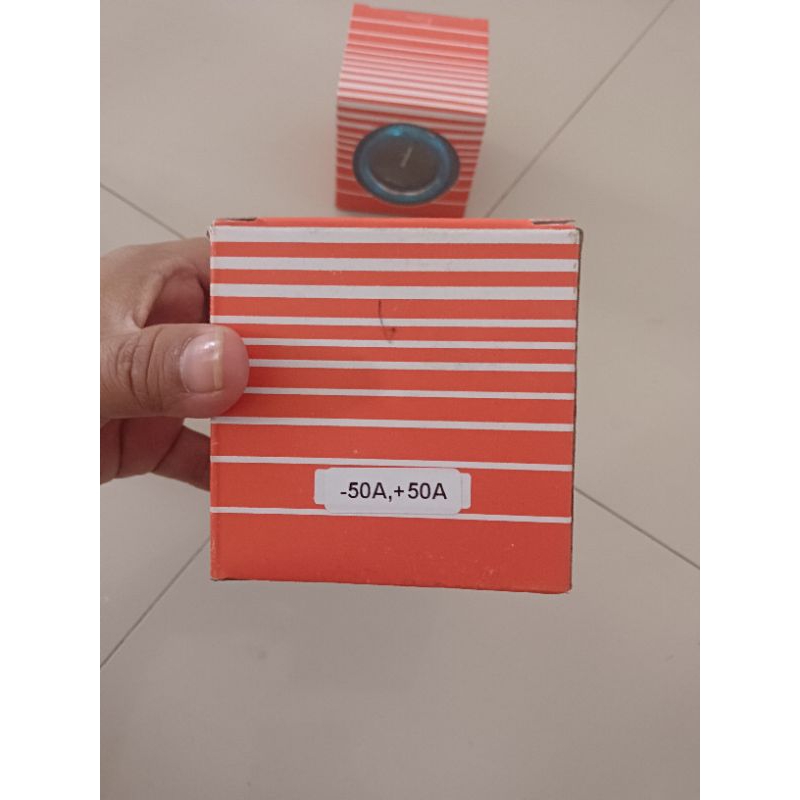 Ampere meter pengukur arus api 50 ampere mobil universal yazaki