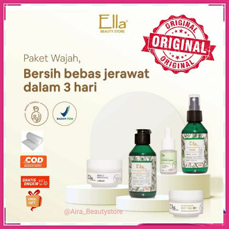 Paket Acne Jerawat Meradang Ella Skincare