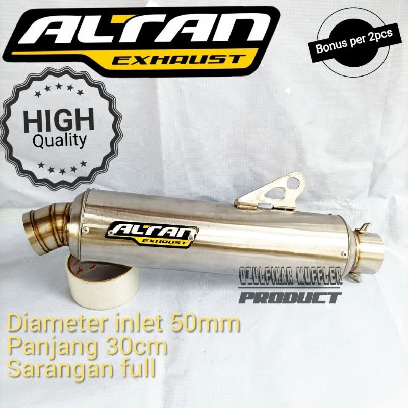 slincer knalpot racing altan exhaust ala original bas ulem