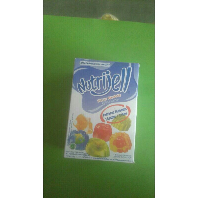 

Nutrijell Rasa Blueberry 1Kotak 10g (12 Sachets @0,35oz)