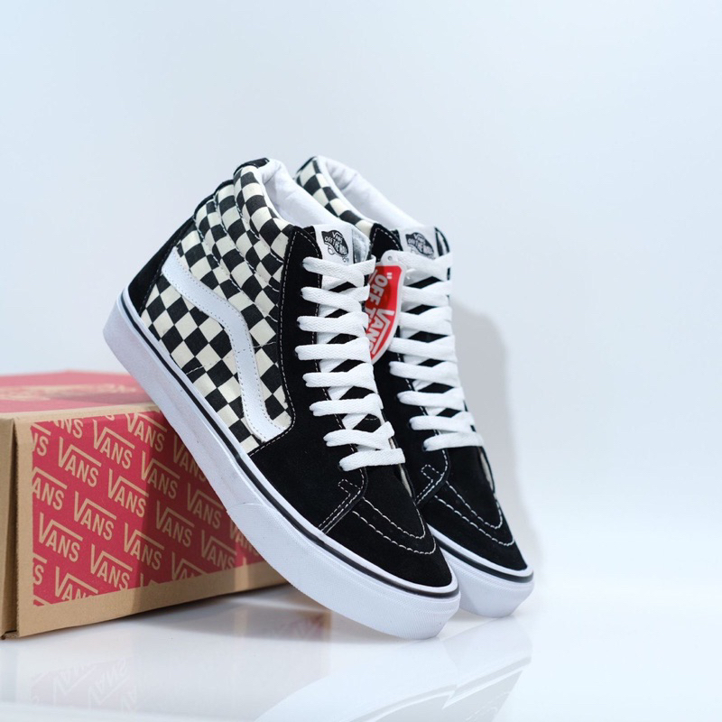 Vans Sk8-Hi Classic Black White ‘Checkerboard'