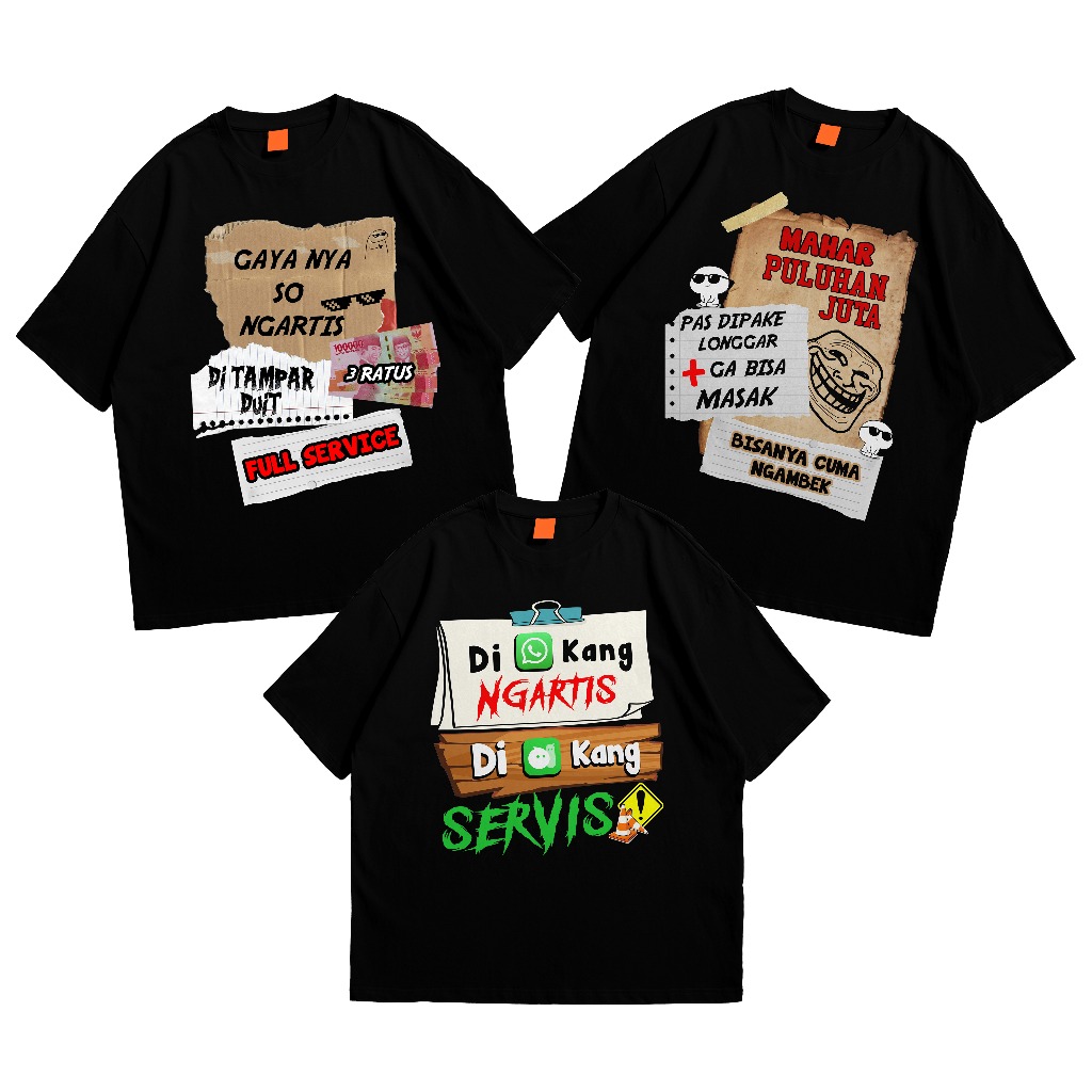 Kaos REGULER Quotes Kata Kata Lucu Random Reguler