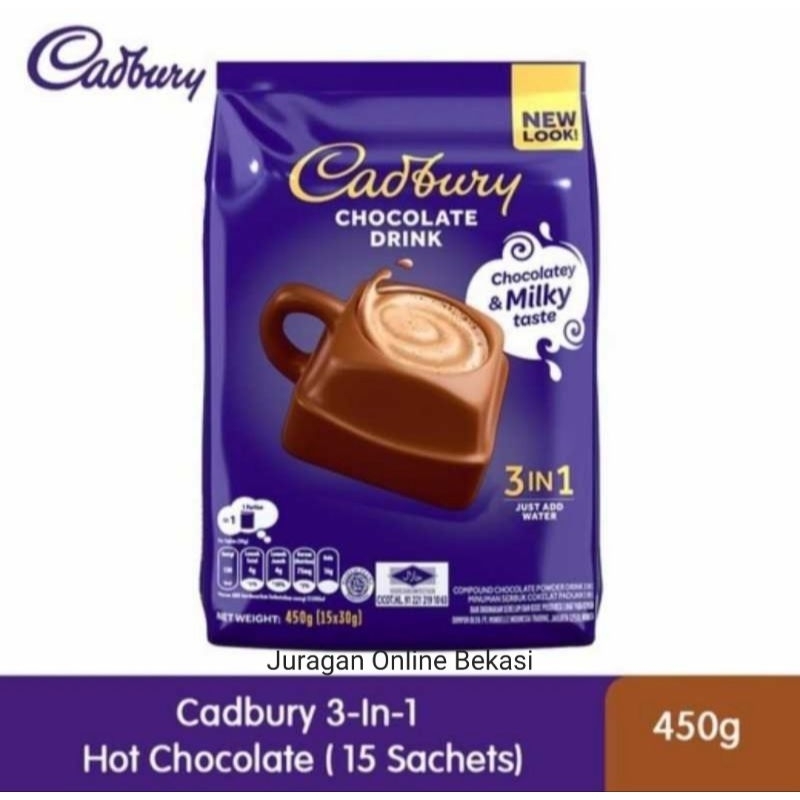 

CADBURY CHOCOLATE DRINK 3in1 [450gr]