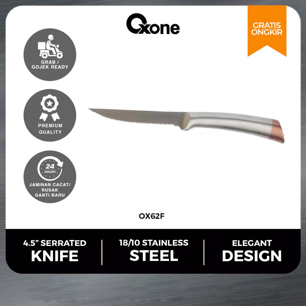 Oxone OX62F Pisau  Chef Knife Pisau Dapur Multi Purpose Knife