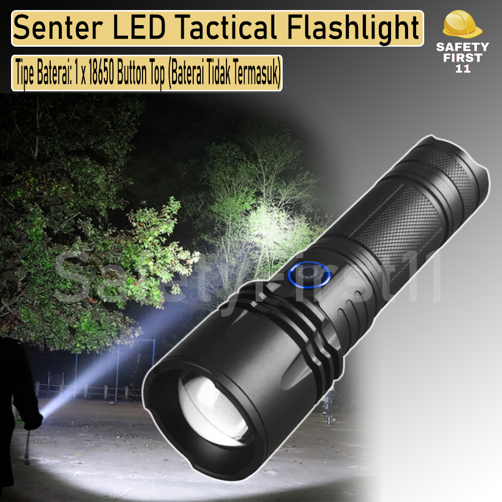 BESTSUN Senter LED Tactical Flashlight - P50 - Black safetyfirst11