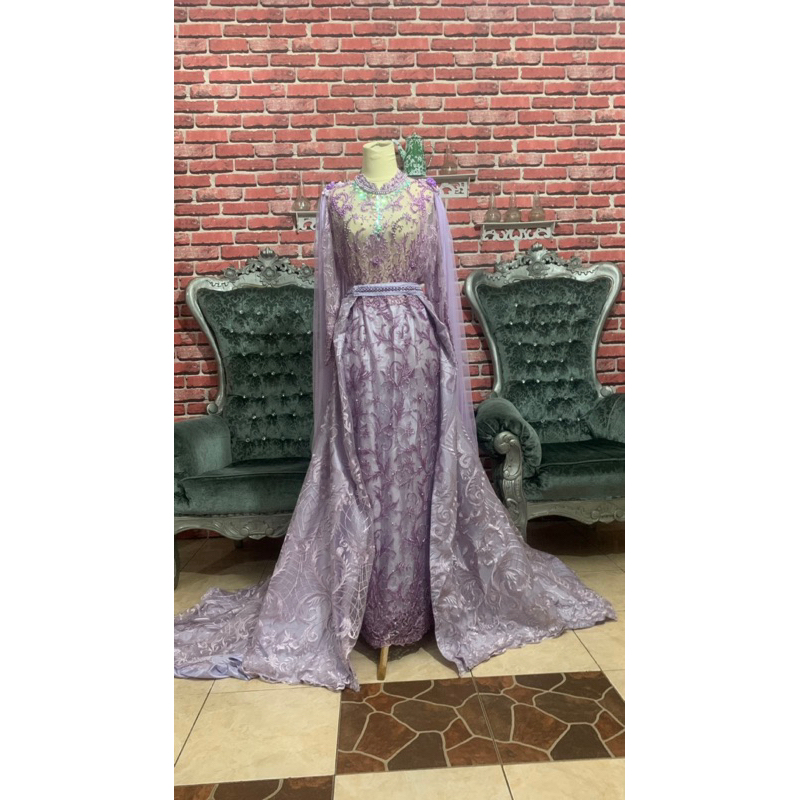 kebaya pengantin/ kebaya pengantin ekor/ gaun pengantin/