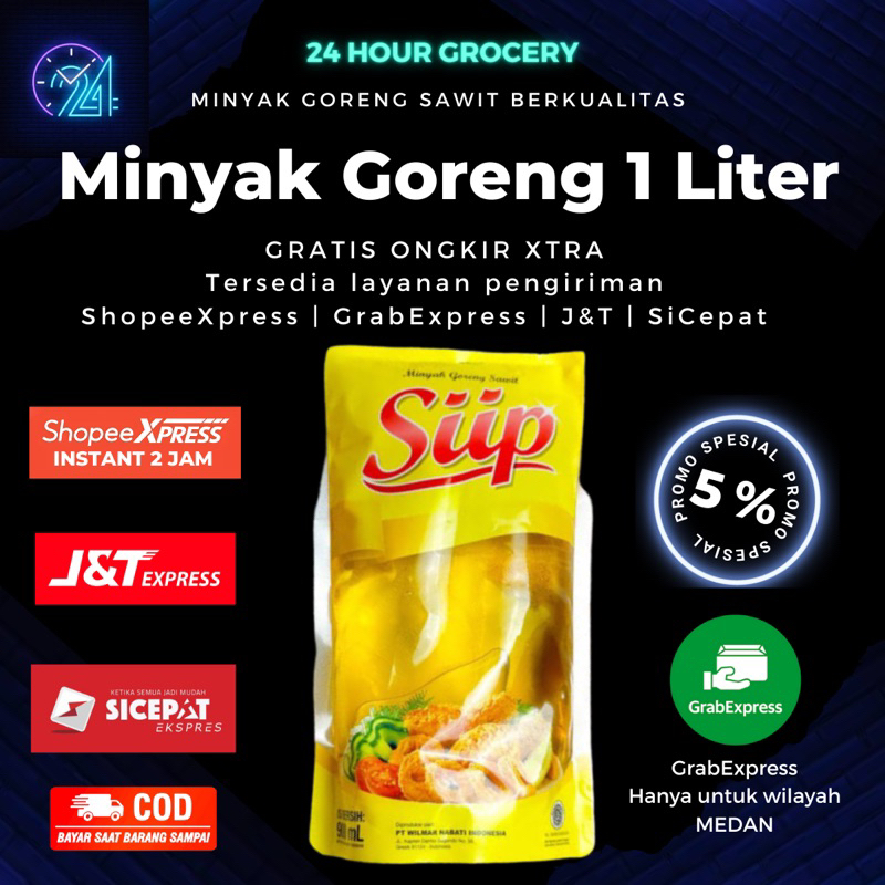 

Minyak Goreng 1 Liter (900mL) Premium Alami & Berkualitas