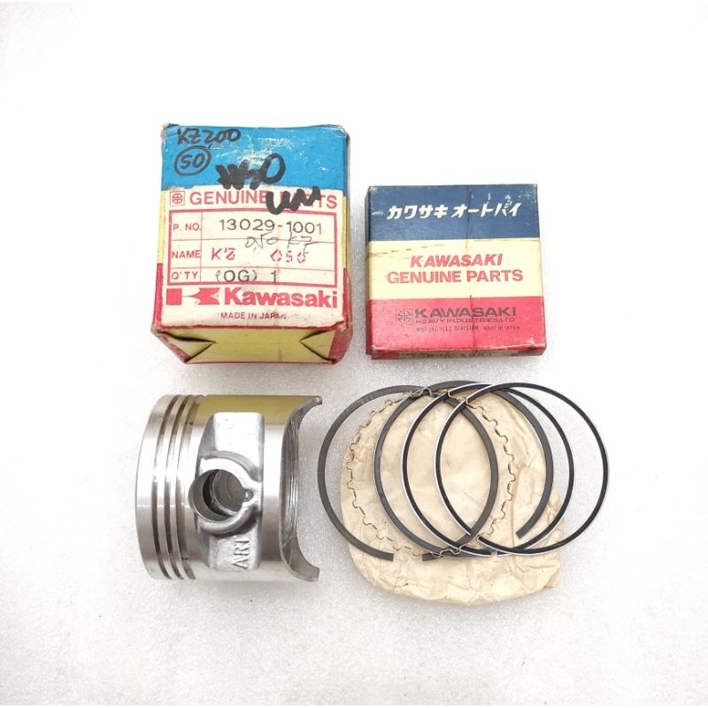 ring seher piston kit kawasaki binter merzy mercy KZ200 KZ 200 KZ-200 os 50 original japan