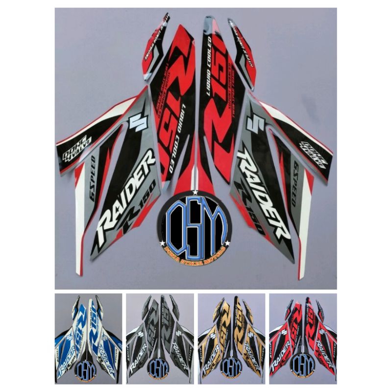 Striping satria fu f150 raider 2016-2021thailand list body standar berkualitas