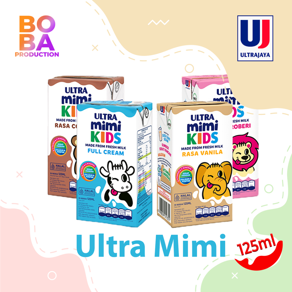 

Ultra Mimi Susu UHT 125ml - Pilihan Varian Rasa