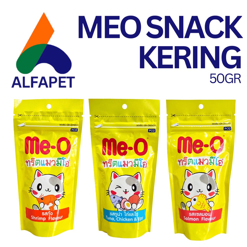 ⚡Cuci gudang⭐ Meo snack kering kucing 50gr treat