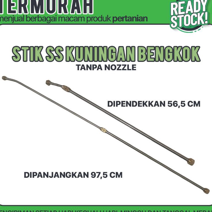 STIK SS & KUNINGAN BENGKOK (stik,pipa sprayer Kuningan bengkok)