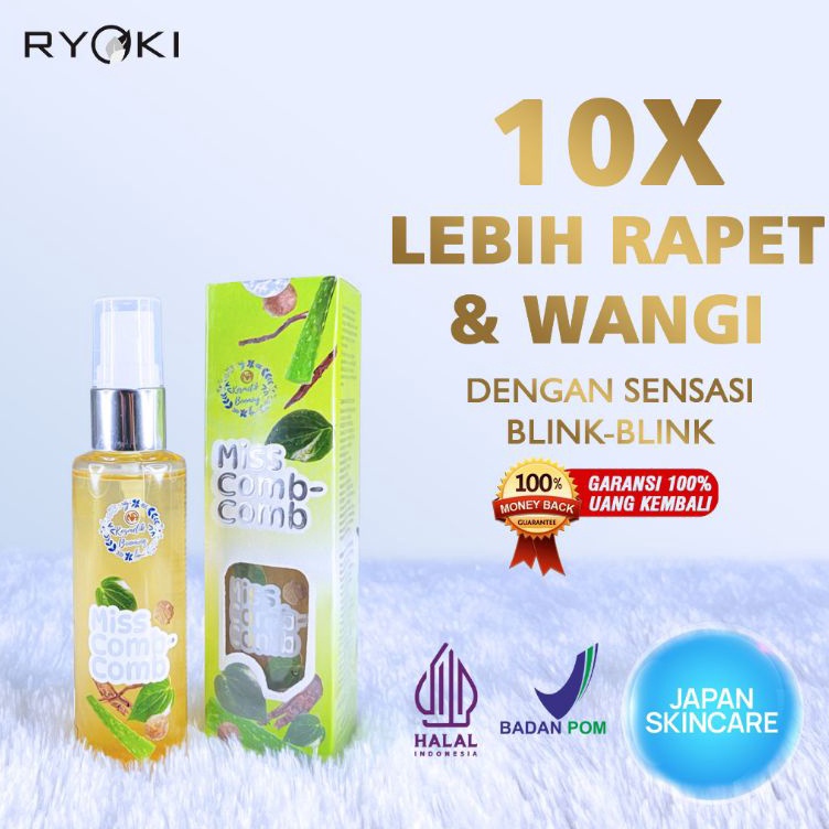 Ryoki Perapat Miss V Kewanitaan Miss Comb Comb Kesehatan Miss V Untuk Merapatkan Dan Pewangi Vagina 