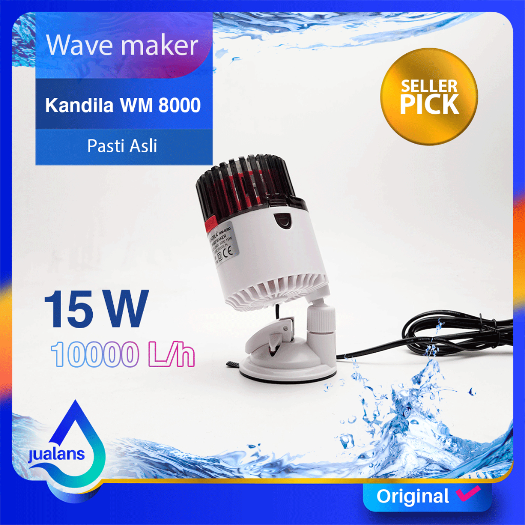 Wave Maker Aquarium KANDILA WM 8000 Mesin pembuat Ombak 10000 Lph