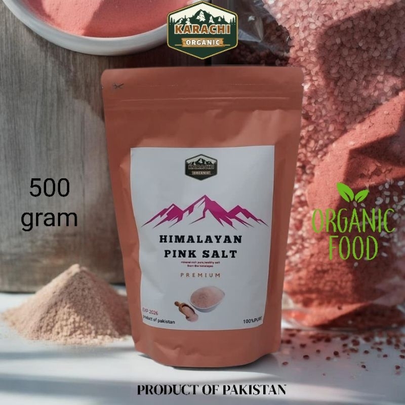 

GARAM HIMALAYA 500 GRAM KARACHI PREMIUM TAMPA CAMPURAN ORGANIK PINK SALT HIMALAYAN SALT