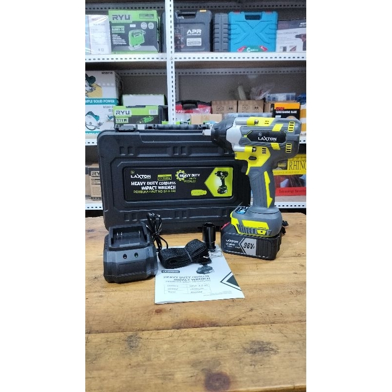 impact wrench cordless laxton jumbo 850nm 96v baterai 1