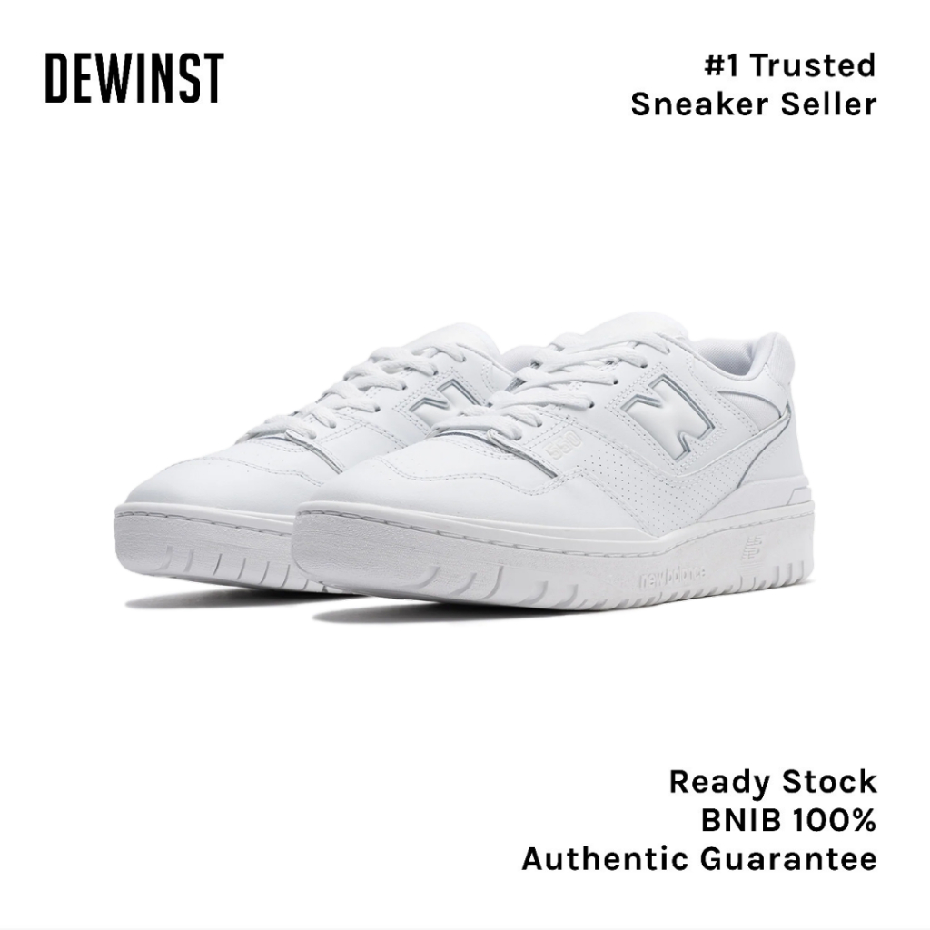New Balance 550 Triple White BNIB RESMI ORIGINAL